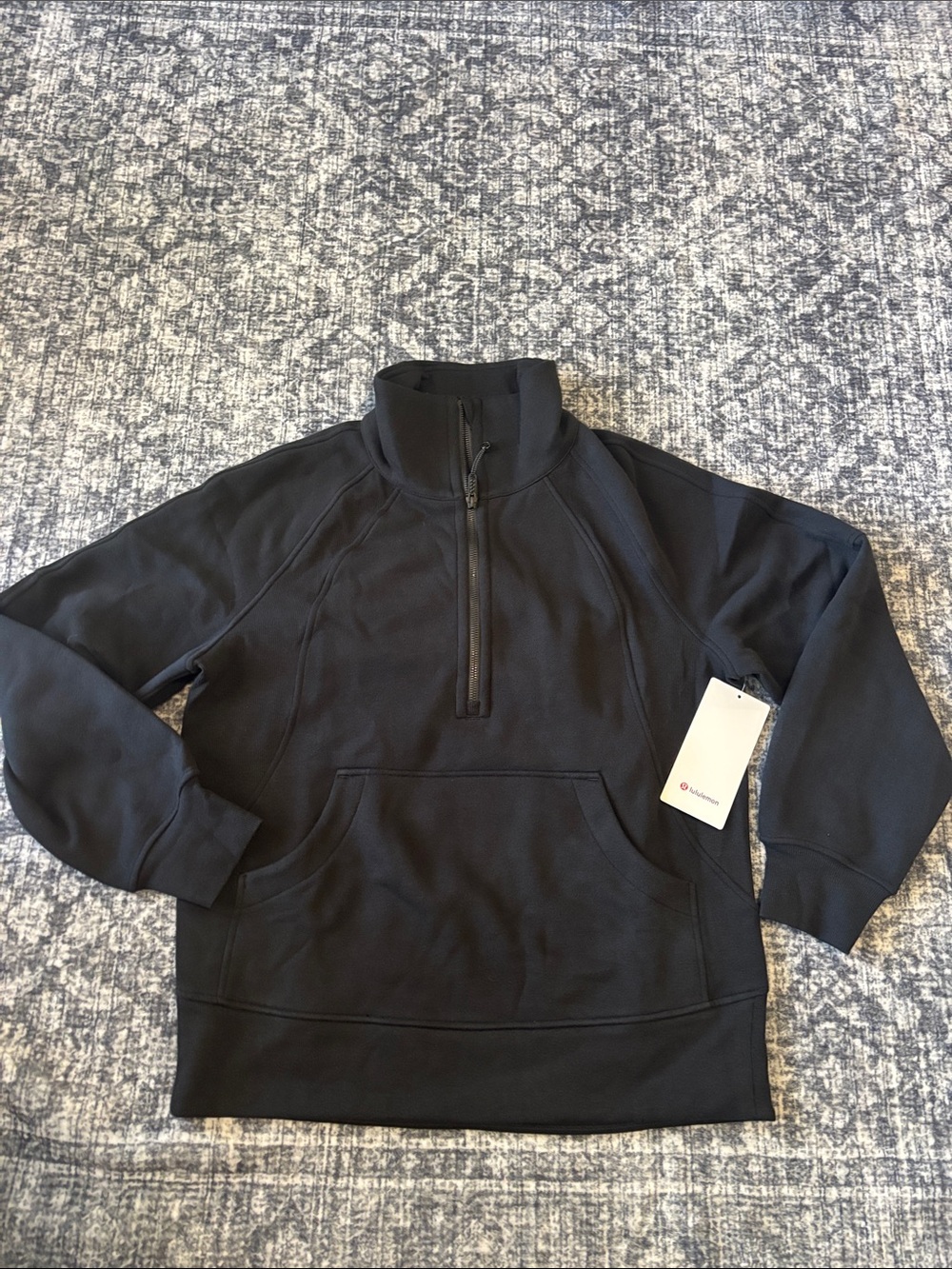 New Lululemon Women’s Scuba Oversized Funnel Neck Half Zip - XS/S - black